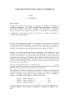 Carta de despido por causas económicas