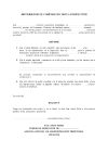 Comunicación de imposibilidad de comparecencia