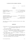 Acuerdo de desplazamiento temporal