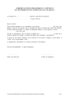 Comunicación extinguiendo el contrato de interinidad por cobertura de vacantes