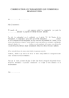 Comunicación a los trabajadores que formarán la mesa electoral