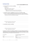 Solicitud de mediación de una comisión