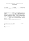 Certificado de exención de retenciones sobre los dividendos satisfechos