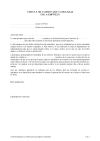 Carta a un cliente que causa baja en la empresa