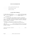 Carta de recomendación