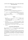 Comunicación al TEAR de prescripción de liquidación