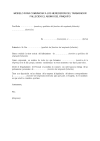 Laboral - Modelo para comunicar a los herederos del trabajador fallecido el  abono del finiquito 