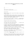 Reclamación en ejercicio de la acción directa