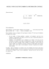 Modelo para solicitar examinar la información contable