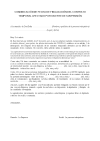 Comunicación nueva fecha finalización contratos temporales afectados ERTE