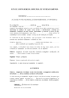 Acta de junta general universal modificando el objeto social