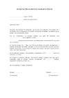 Notificación de inicio de audiencia previa
