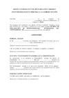 Instancia reclamando responsabilidad patrimonial a la Administración