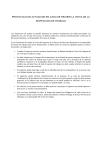 Protocolo de actuación en caso de inspección de trabajo