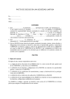 Modelo orientativo de pacto de socios