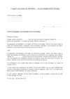 Congé aux fins de reprise - locaction meublée (LRAR)