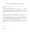 Récépissé de remise en mains propres SRU