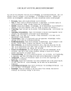 Checklist vaststellingsovereenkomst