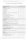 Electrical tools visual inspection checklist