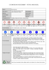 COSHH/DSEAR assessment - petrol and diesel