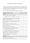 Health and safety induction checklist