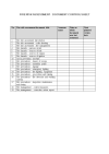 fire risk assessment - document control sheet